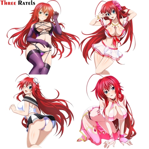 Three Ratels FC179 Sexy Car Stickers High School DxD Rias Gremory Render 3D Car Styling Vinyl Car Window Wiper Decal Accessories ► Photo 1/6