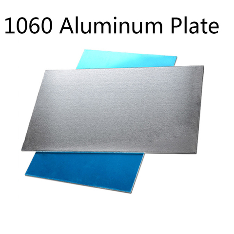 300*300mm 1060 Aluminum Flat Plate Board Machinery Parts Pure Aluminum Sheet Customizable Electrical Application DIY Material ► Photo 1/5