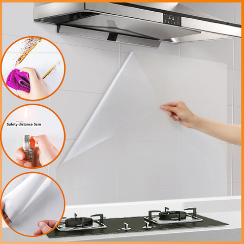 Kitchen Oil-Proof Wall Sticker Clear Glossy Self Adhesive Film Covering Removable Protective Film Shelf Drawer Liner 3/5/10M ► Photo 1/6