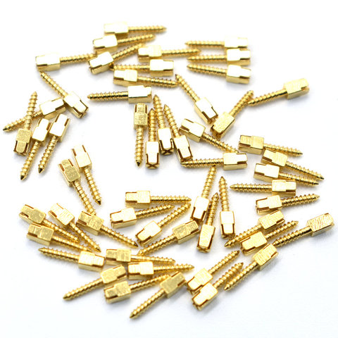 Dental golden plated screw post 50pcs bag  dental materials for dentist tool dentistry use post ► Photo 1/6