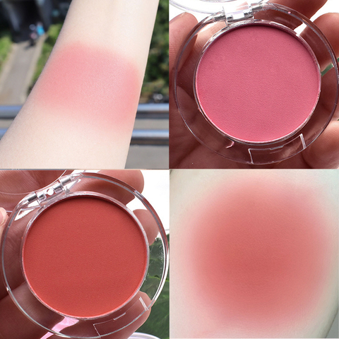 Milk Tea Blush Peach Pallete 6 Colors Face Mineral Pigment Cheek Blusher Powder Makeup Professional Contour Shadow Pink Blusher ► Photo 1/6