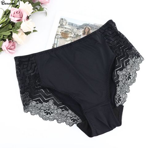 Beauwear Plus Size Sexy Panty Briefs Lace Panties Women Underwear Lingerie 2XL 3XL 4XL 5XL Fit For Big Hips ► Photo 1/6