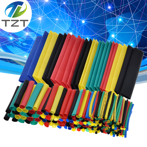 328pcs Heat Shrink Tubing Insulation Shrinkable Tube Assortment 2:1 Heat Shrink Tubing Colorful Wrap Wire Cable Sleeve DIY Kit ► Photo 1/6