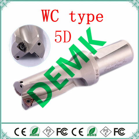 13mm-40mm 5D depth fast drill U drill Indexable bit drilling for Each brand WCMX WCMT series insert mechanical Lathe CNC ► Photo 1/5