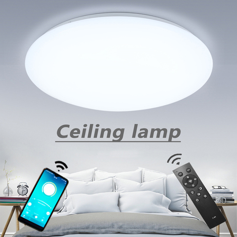 ceiling led lighting lamps RC Dimmable modern bedroom living room lamp surface mounting balcony 18w 24w 30w 36w 40w  ceiling ► Photo 1/6