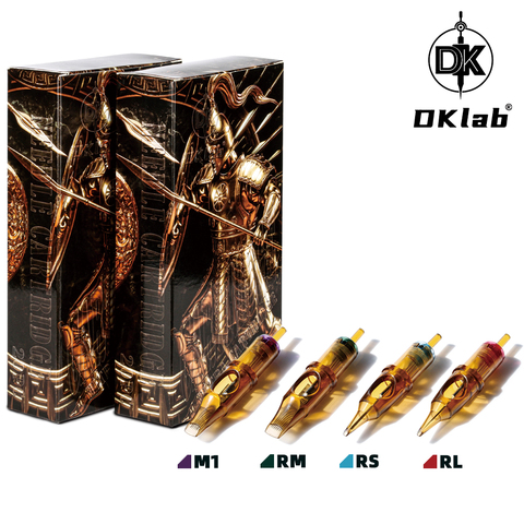 DKLAB New Version DK-Warrior Tattoo Cartridge Needles,Tattoo Needle Cartridges,0.35mm RL / RS / RM(MC) / M1,20pcs Pack ► Photo 1/6