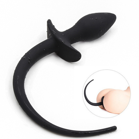 Dog Tail G-spot Stimulator Slave Women Men Gay Sex Game BDSM Erotic butt plug  adult toys  sex shop  prostate massager Silicone ► Photo 1/6