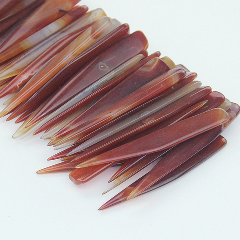 Natural Agate To Rub Leather Edge For Scoring Folding Creasing Paper Leathercrafts DIY Handmade Leather Tool Accessory ► Photo 1/3