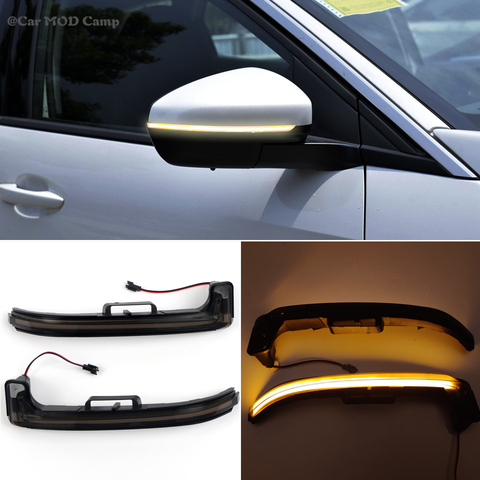 for Peugeot 3008 5008 2017 2022 Car Accessories Dynamic Turn Signal Lights LED Side Mirror Indicator Blinker Light ► Photo 1/6