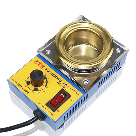 220V 160/280/350W  Adjustable Temperature Solder Pot Tin Stove Melting Furnace Desoldering Tools ► Photo 1/4