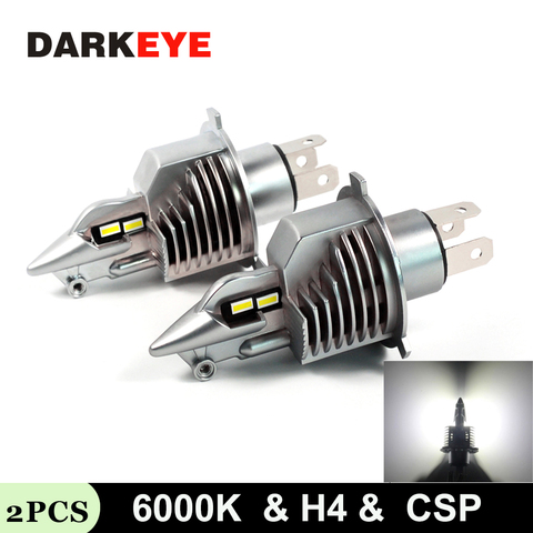 Fighter H4 Led 9003 HB2 Car Headlight Bulb 80W 12V 24V 6000K CSP Chip Car Light 16000LM Super bright Led H4 auto lamp DJ ► Photo 1/6