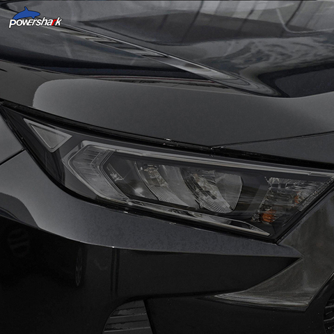 2 Pcs Car Headlight Tint Black Protective Film Protection Transparent TPU Sticker For Toyota RAV4 2022 XA50 Accessories ► Photo 1/6