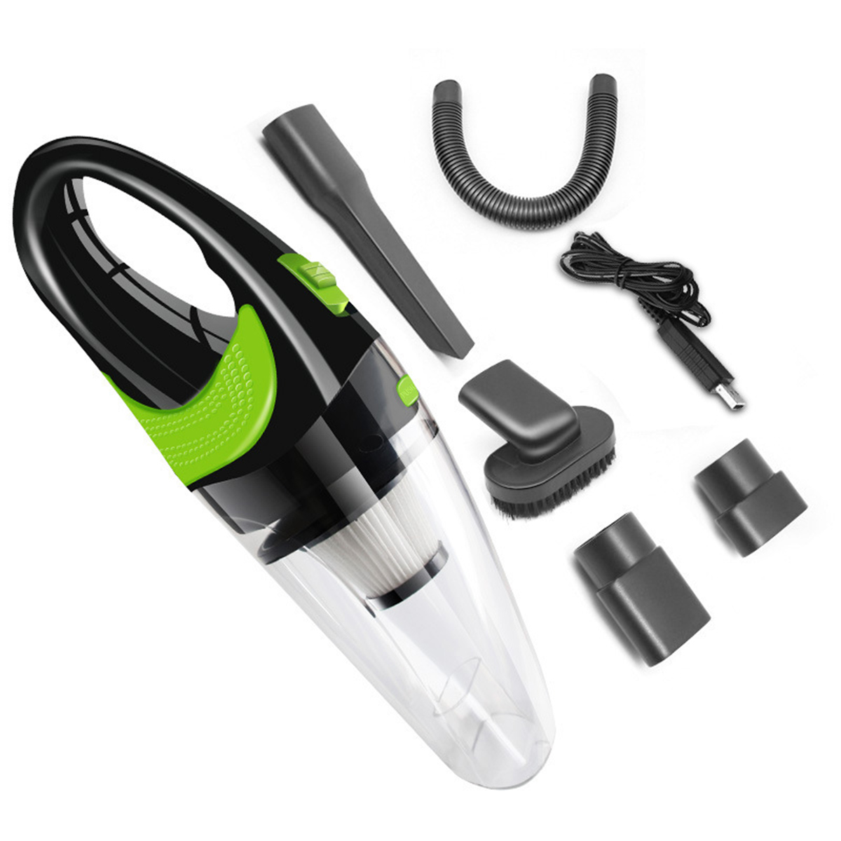 12V 120W Cordless Wireless HandHeld Vacuum Cleaner Wet Dry For Home Car Portable 