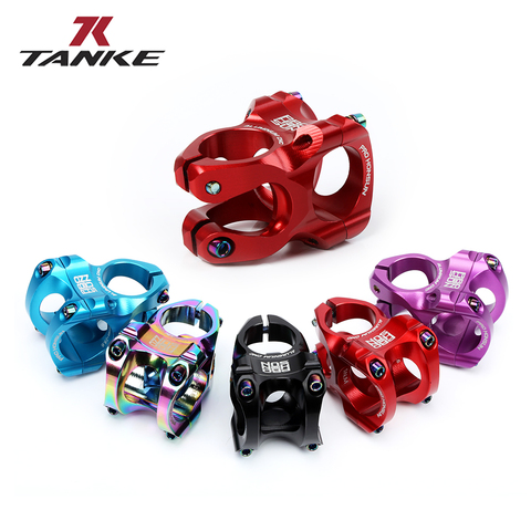 TANKE MTB 35mm Stem CNC 31.8mm Handlebar Bicycle honsun ultralight 0 Degree Rise FR AM Enduro 28.6mm Steerer Mountain Bike parts ► Photo 1/6