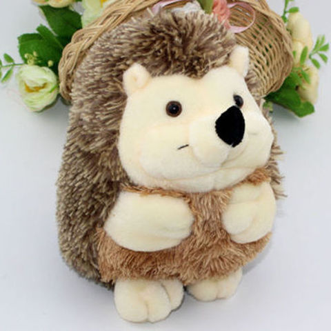 Cute Soft 18cm Hedgehog Animal Doll 7in Stuffed Plush Toy Gift Cream Children Kid Home  Gifts Cute Lovely Pp Cotton Gifts ► Photo 1/4