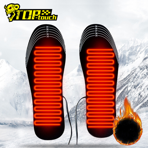 Motorcycle Boots Heated Insole USB Heating Insole Winter Heated Foot Pad Warm Socks Pads Outdoor Sports Heating Boots Insole ## ► Photo 1/6