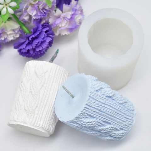 3D Sweater Sleeve Shaped Candle Mold Silicone Aroma DIY Cake Mold Candle Gypsum Clay Making DIY Cake Chocolate Decor ► Photo 1/6