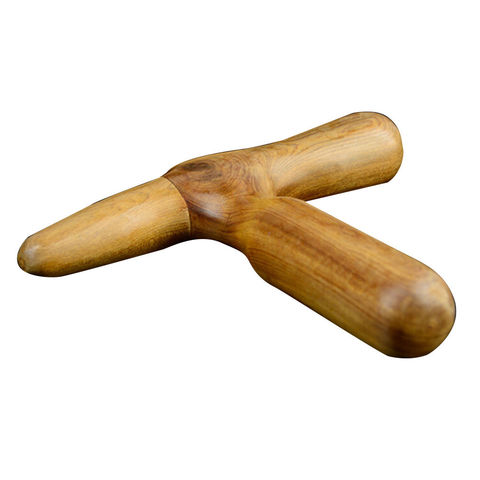 1PCS 11.5*12cm Foot Leg Massager Acupuncture Acupoint Stick Sandalwood Cross Hammer Health Beauty Tools Wholesale Wood Hand ► Photo 1/6