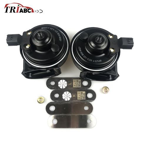 2 PCS Car Klaxon Horn For Kia Forte K5 K3 K4 Hyundai Tucson IX35 IX25 Sonata Qianlima Elantra Verna KX7 K9 With Original Plug ► Photo 1/6