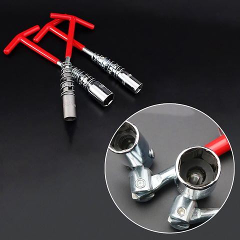 The key of the candle on the Cardan is 14/16/21mm, the T-shaped candle key, candle wrench with hinge and rubber band, spark plug tool ► Photo 1/6