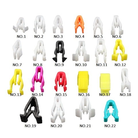 50 Pcs Mix Universal Dashboard DVD CD Console Panel Moulding Trim Plastic Retainer Clip Car Fastener ► Photo 1/6