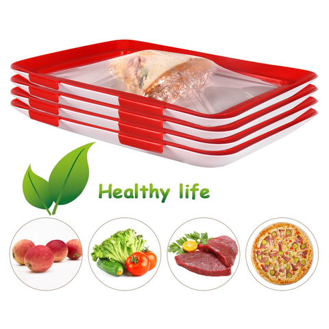 Creative Food Preservation Tray Food Fresh Keeping  Fresh Spacer Organizer Food Preservate Refrigerator Food Storage ► Photo 1/6