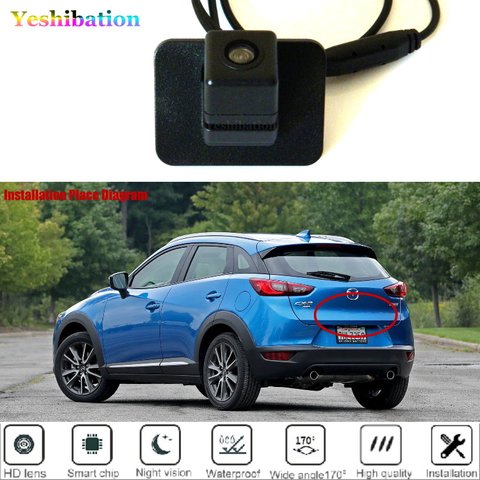 Car Reversing Parking Camera For Mazda CX-3 CX3 2014 2015 2016 2017 2022 Install in Factory Original Camera Hole Backup Camera ► Photo 1/6