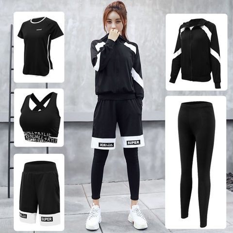 New Fashion Yoga Set Women Compression Sports Wear for Women Gym Clothing Running Fitness Jogging Workout Tracksuit Female ► Photo 1/6