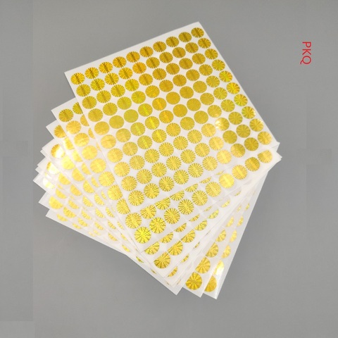 1000PCS Laser Hologram ORIGINAL Sticker 15mm diameter Silver/Gold ORIGINAL warranty seal laser hologram label Anti-fake sticker ► Photo 1/2