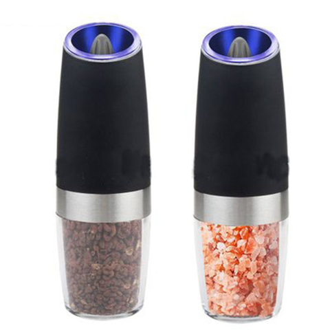 YOMDID 2pcs/set Electric Pepper Mill Salt Pepper Grinder Practical Spice Grinder Mills moedor de pimenta Kitchen Grinding Tool ► Photo 1/6