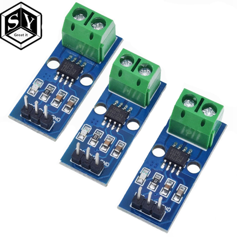 1PCS GREAT IT ACS712 5A 20A 30A  Range Hall Current Sensor Module ACS712 Module For Arduino 5A 20A 30A ► Photo 1/6