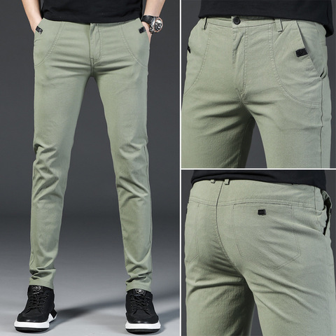 NP Summer Autumn Men Pants Casual Straight Flat Trousers Clothing Black at   Men's Clothing store