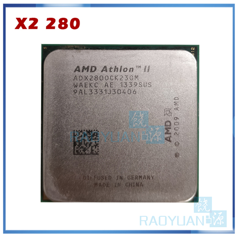 AMD Athlon X2 280 X2-280 3.6GHz Dual-Core CPU Processor ADX280OCK23GM Socket AM3 938pin ► Photo 1/1