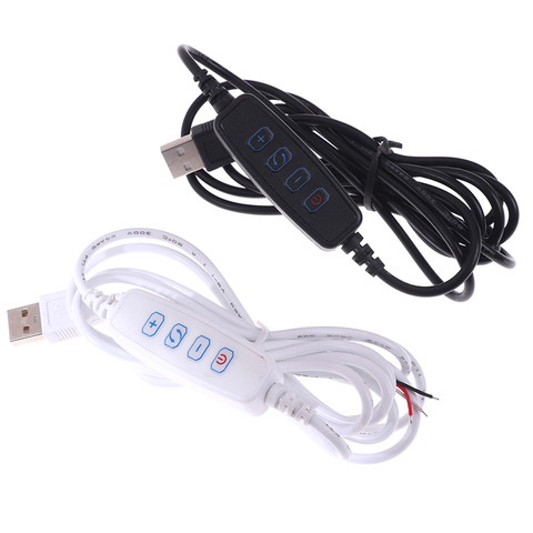 1PCS LED Dimmer USB Port Power Supply Line Extension Cable With ON OFF Switch Adapter Hot Sale ► Photo 1/6