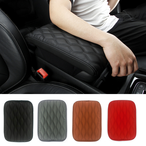 Car Armrest Pad for AMG Mercedes W212 W202 W210 W204 GLA CLA CLS Central Hand Pad Armrest Console Box Mat Interior Accessories ► Photo 1/6