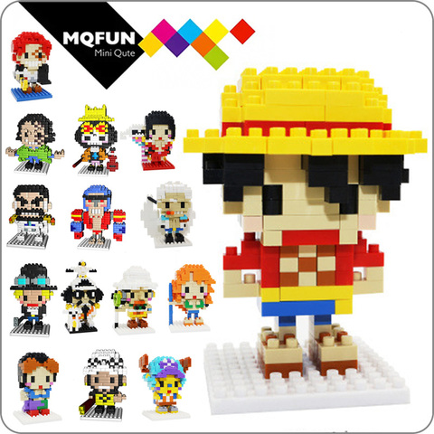 Model Building Blocks One Piece  Luffy One Piece Mini Blocks