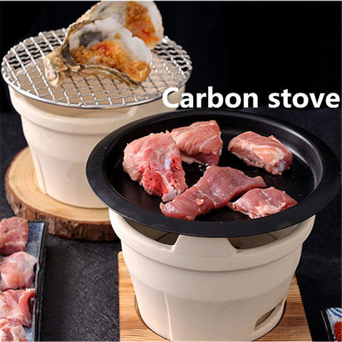 Carbon mud soil stove charcoal old fashion clay oven barbecue BBQ grills chafing dish small commercial carbon furnace household ► Photo 1/6