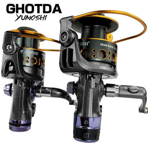 New Double Brake Series Fishing Reel 3000-8000 Series Carp Fishing Reels  Spinning Fishing Wheel