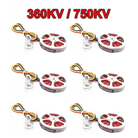 High quality 5010 750KV / 360KV High Torque Brushless Motors For DIY 550mm 680mm MultiCopter QuadCopter Multi-axis aircraft ► Photo 1/6
