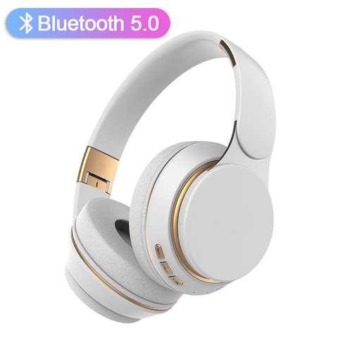 High-Grade T7 Wireless Headphones Bluetooth 5.0 Headset Foldable Stereo Noise Headphones With Microphone Button control headset ► Photo 1/6