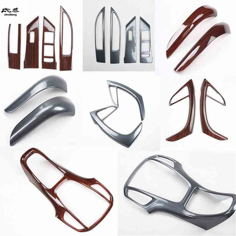 1lot ABS carbon fiber grain or wooden Interior decoration cover for 2009-2014 OPEL ASTRA J P10 ► Photo 1/6
