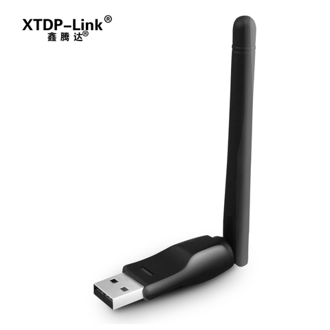150mbps RT5370 Mini Wireless USB Adapter Lan Card 802.11n/g/b Wifi Receiver Dongle Antenna For Laptop PC Freesat V7 HD ► Photo 1/6