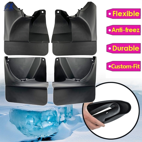 OE Styled Molded Mud Flaps Mudflaps Splash Guards Mudguards Front Rear Fender For Toyota Land Cruiser Prado FJ120 120 2003-2009 ► Photo 1/6