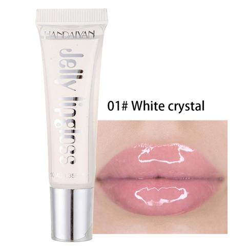 HANDAIYAN Shiny Jelly Lipstick Cream Liquid Lip Gloss Moisturizing Nourishing Lips Plumper Lip Enhancement Cosmetics Tool TSLM2 ► Photo 1/6