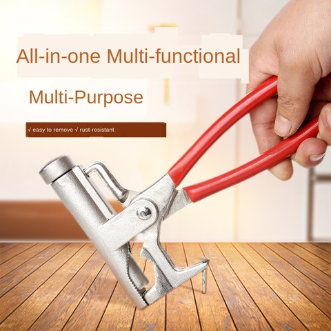 Universal Hammer Multi-Function One-Piece Pliers Pipe Wrench Iron Nail Steel Nail Artifact Manual Nail 10-in-1 ► Photo 1/5