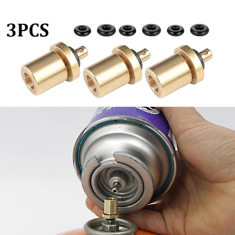 Gas Burner Adapter Outdoor Camping Gas Refill Adapter Cylinder Gas Tank Gas Burner Accessories Hiking Inflate Butane Canister ► Photo 1/6