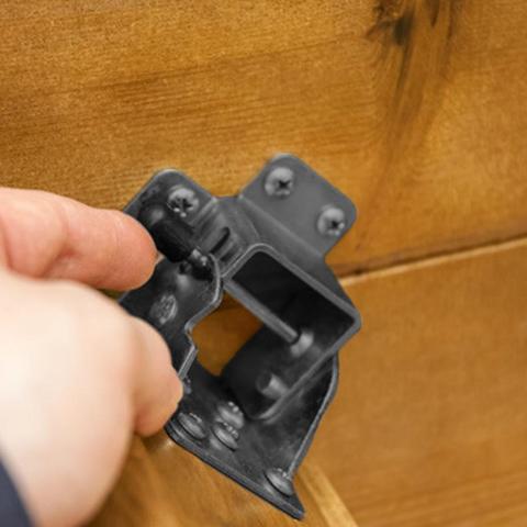 90 Degree Self locking folding hinge Self Locking Furniture Leg Table Bracket Hinge Chair Accessories Folding Hardware Hing T7P7 ► Photo 1/6