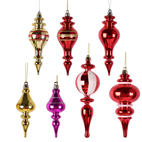 12/15/20cm Christmas decorations color gourd hanging window scene set home decor New pendants in 2022 Home decoration crafts ► Photo 1/4