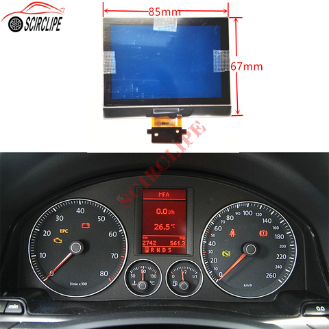 Car Dashboard Instrument Cluster VDO LCD Display Pixel Repair for VW Touran/Passat/Golf 5 MK5/Jetta/SEAT / EOS US Model ► Photo 1/5