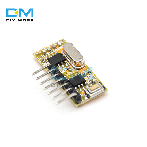 RXC6 433Mhz Superheterodyne Wireless Receiver PT2262 Code Steady for Arduino/AVR Diy  Module Electronic Diy Kit Pcb Board ► Photo 1/6